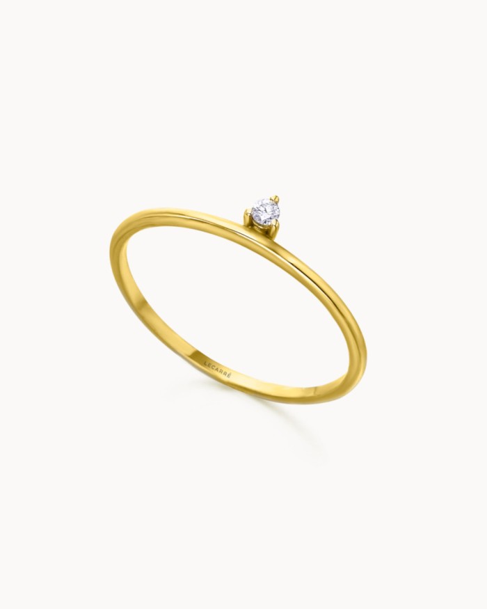 Road Gold Diamanten Ring | LECARRE