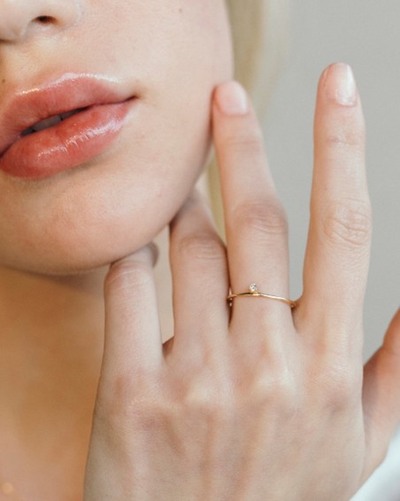 Road Gold Diamanten Ring | LECARRE