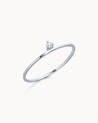 Road White Gold Diamond Ring | LECARRE