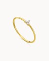 Anello in oro con tre diamanti | LECARRE