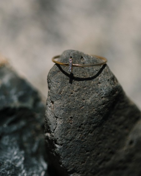 Gullbarring med diamanter | LECARRE