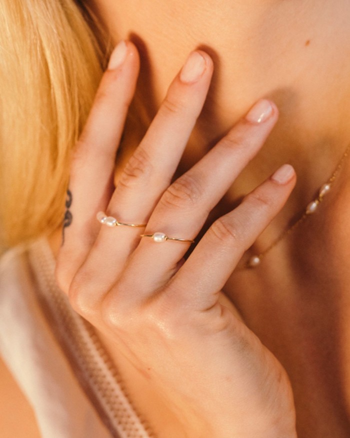 Rice Pearl Guldring | LECARRE