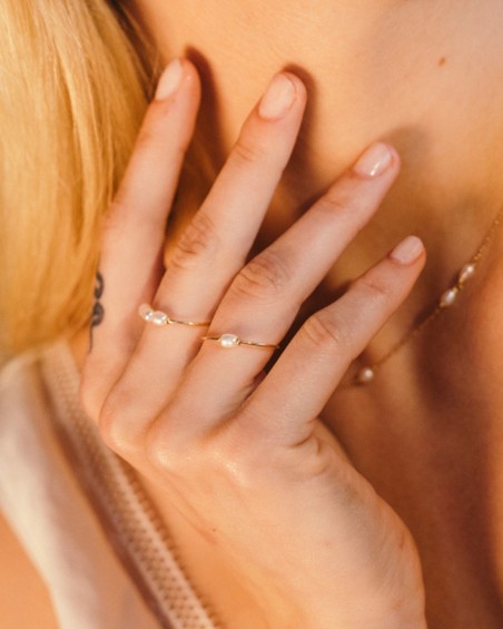Rice Pearl Guldring | LECARRE
