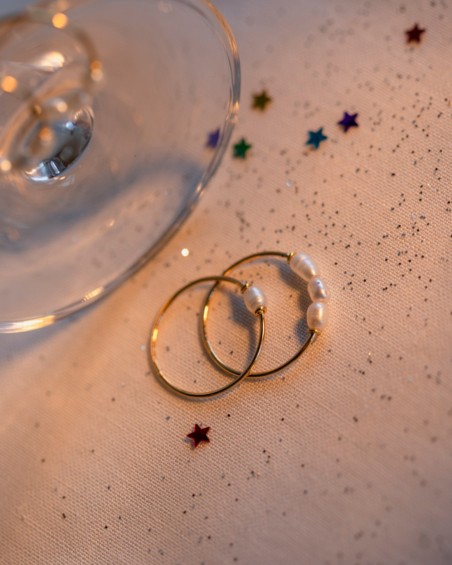 Goldring mit Reisperle | LECARRE