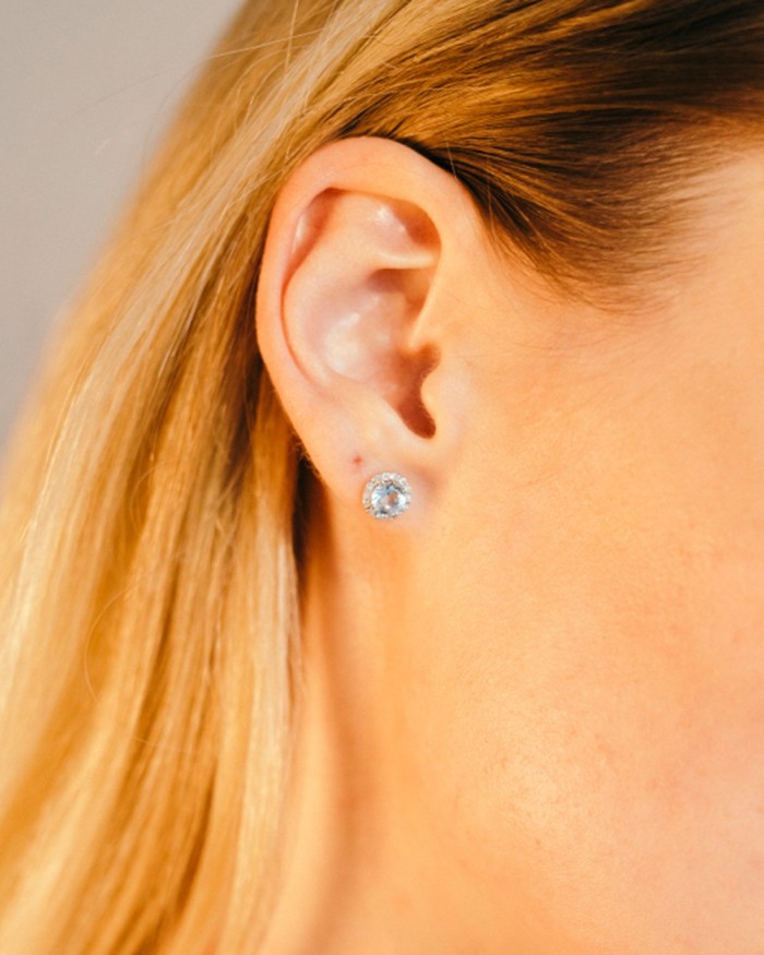 Ocean Vitt guld Diamanter Topas | LECARRE