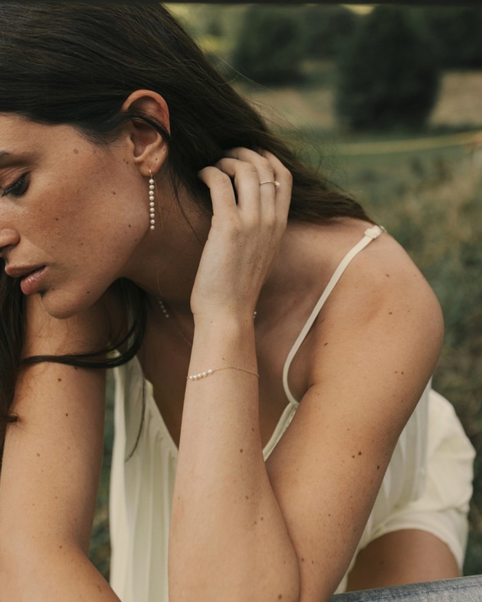 Zuiverheidsring in goud, diamant en parel | LECARRE