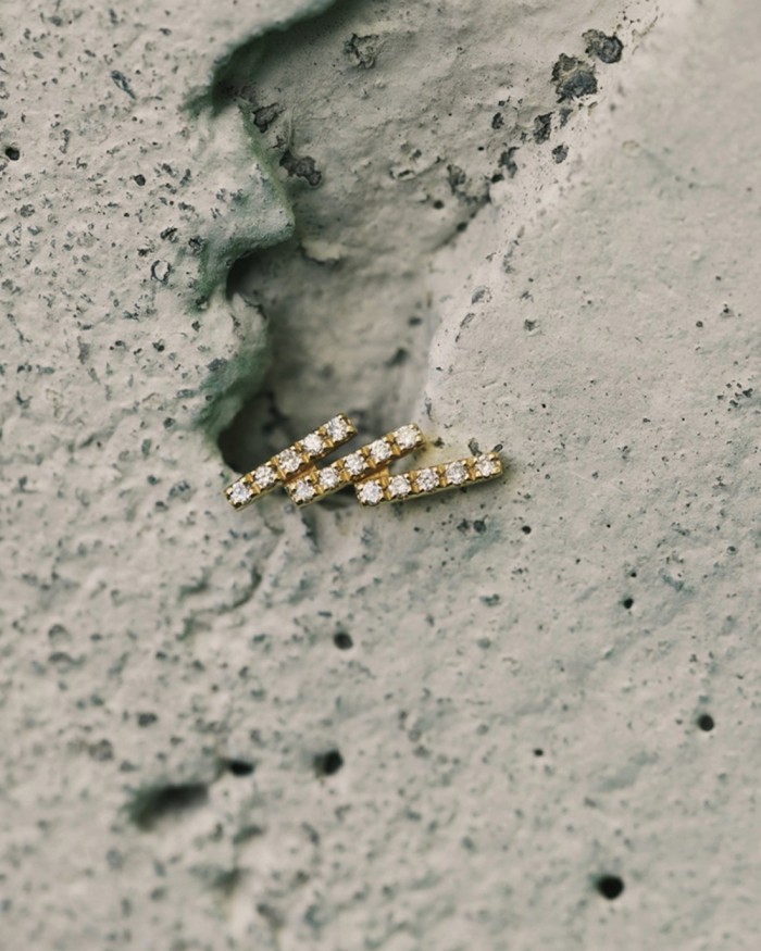 Örhängen med guld och diamanter | LECARRE