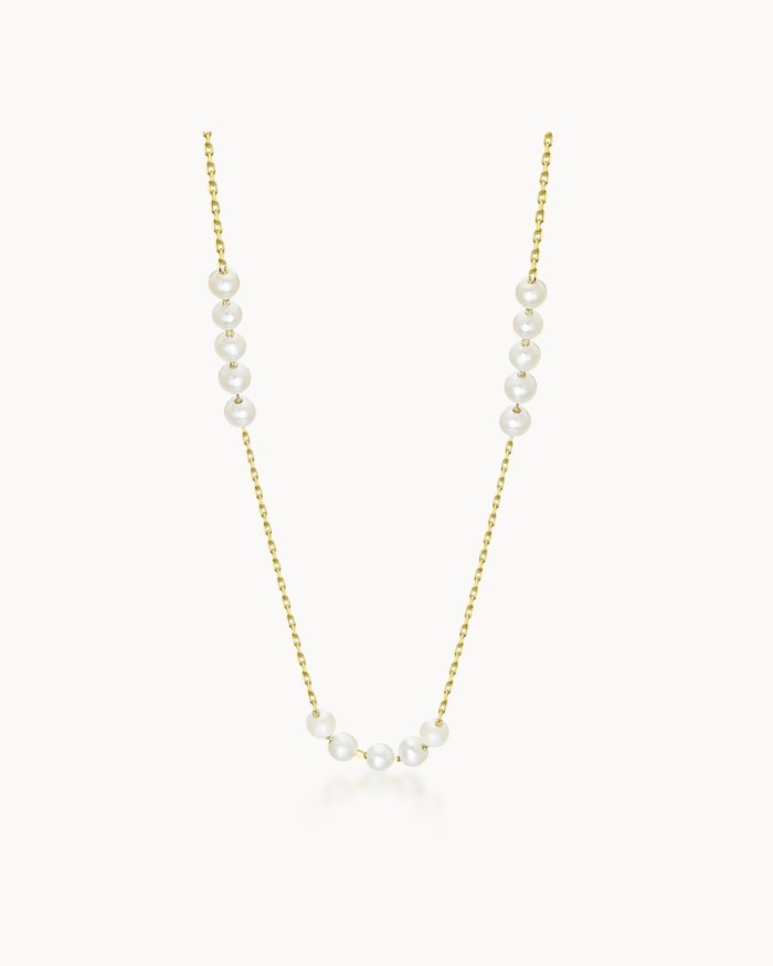 Purity Multi-Pearl Guldkedja | LECARRE