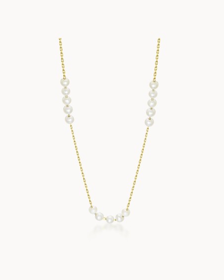 Purity Multi-Pearl Guldkedja | LECARRE