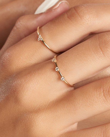 Trinity Ring Gold Diamanten | LECARRE