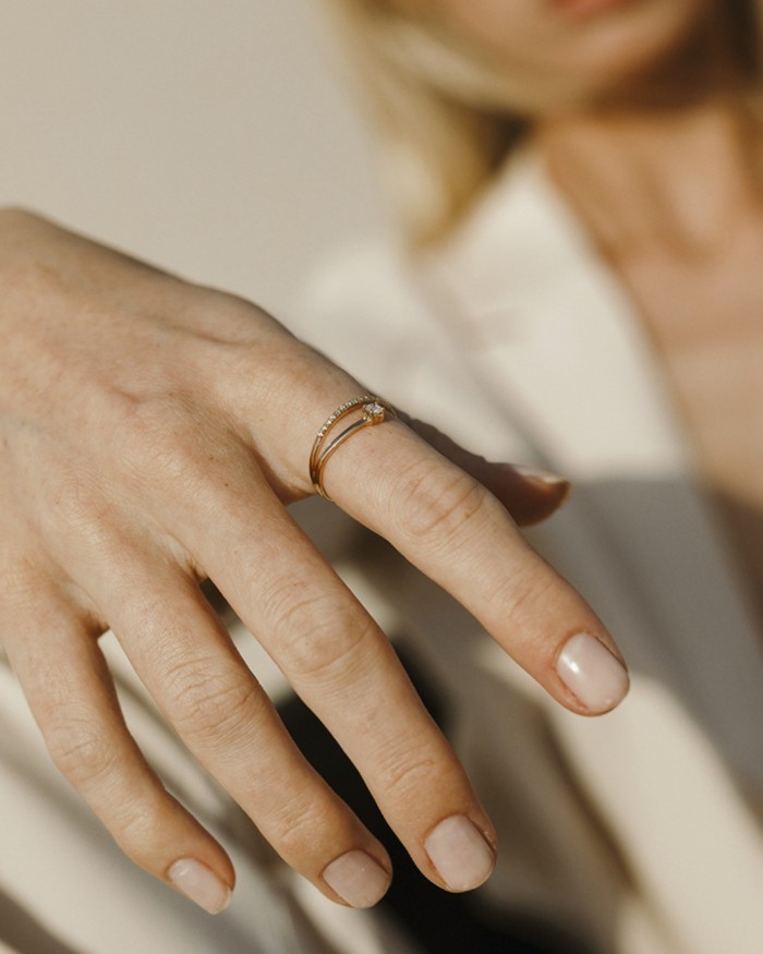 Nomad Gold Diamantring | LECARRE
