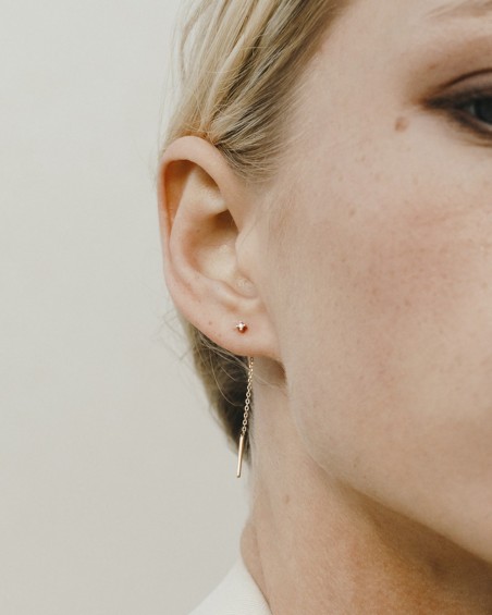 Nomad Goldkettenohrringe mit Diamanten | LECARRE