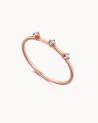 Trinity Rose Gold Ring with Brown Diamonds | LECARRE