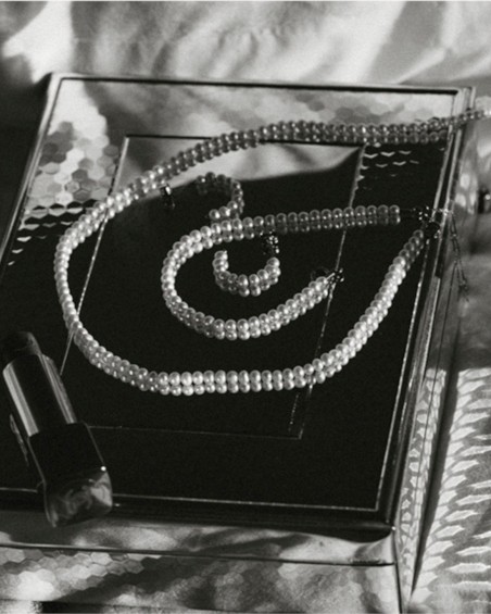 Colier mini cu perle | LECARRE