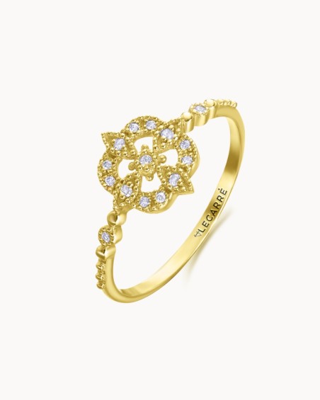 Mamounia Midi Gulddiamantring | LECARRE