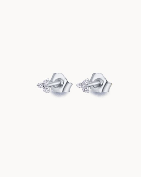 Trinity Ohrringe Weißgold Diamanten | LECARRE