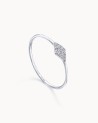 Anillo Rombo Oro Blanco Diamantes | LECARRE
