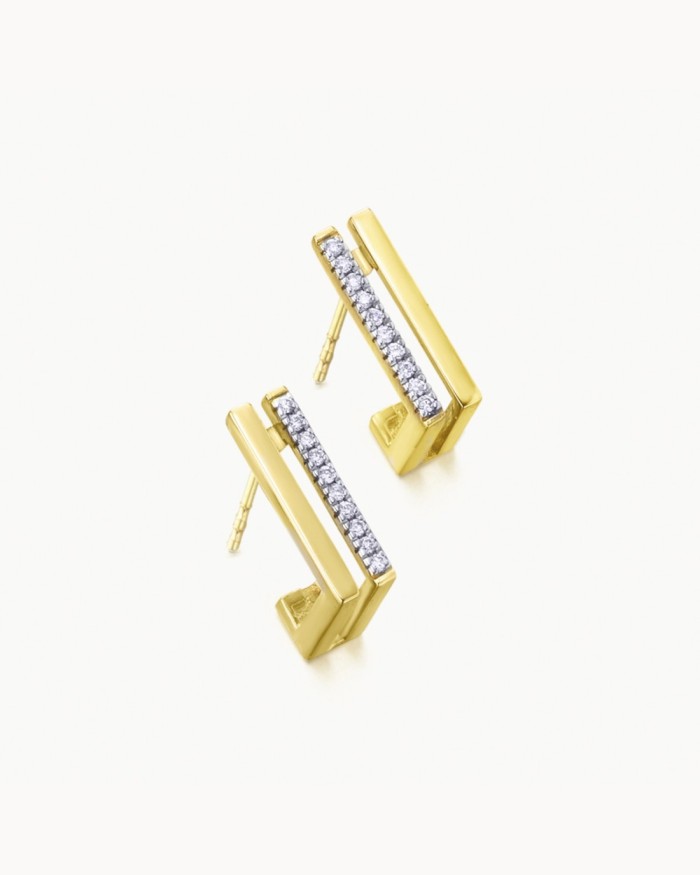 Oa-ringar. Kvadrater 0,08 ct Hsi | LECARRE