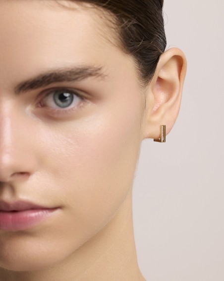 Oa-ringar. Kvadrater 0,08 ct Hsi | LECARRE