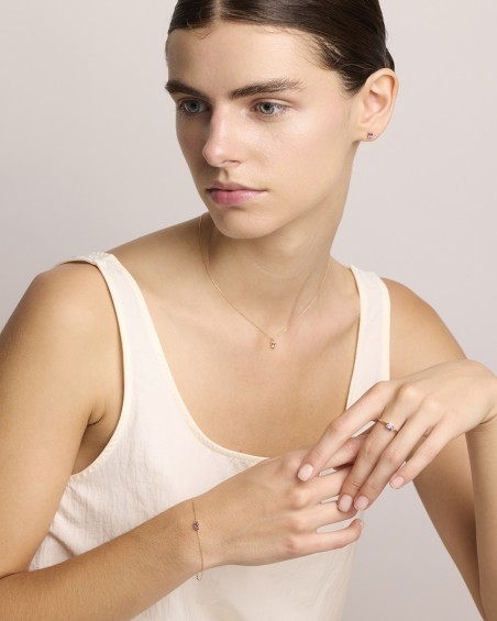 Pend. OA Top. Ovale bleu 5x3 mm | LECARRE