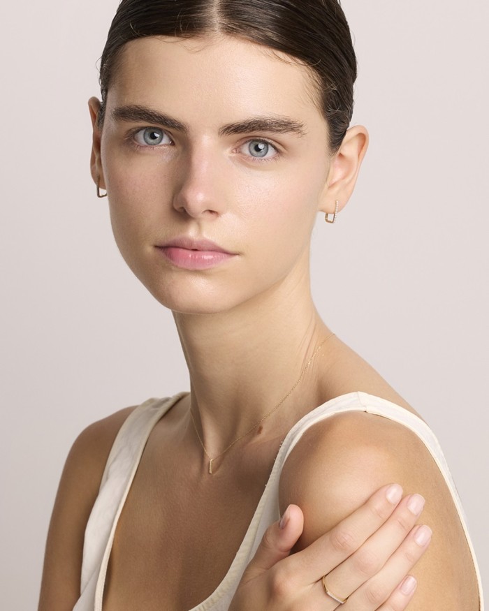 Boucles d'oreilles OA. Brill. 0,088 ct. | LECARRE