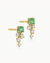Go Green Emerald & Diamond Earrings | LECARRE