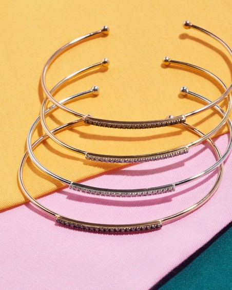 Roségouden armband met zwarte diamanten | LECARRE