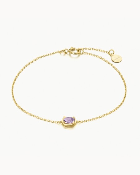 Ovalt ametist OA-armband 5x3 | LECARRE