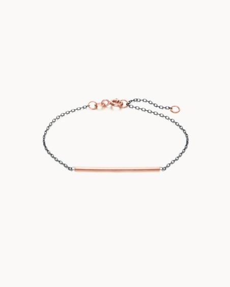 Armband met schakels en stijve staafjes | LECARRE