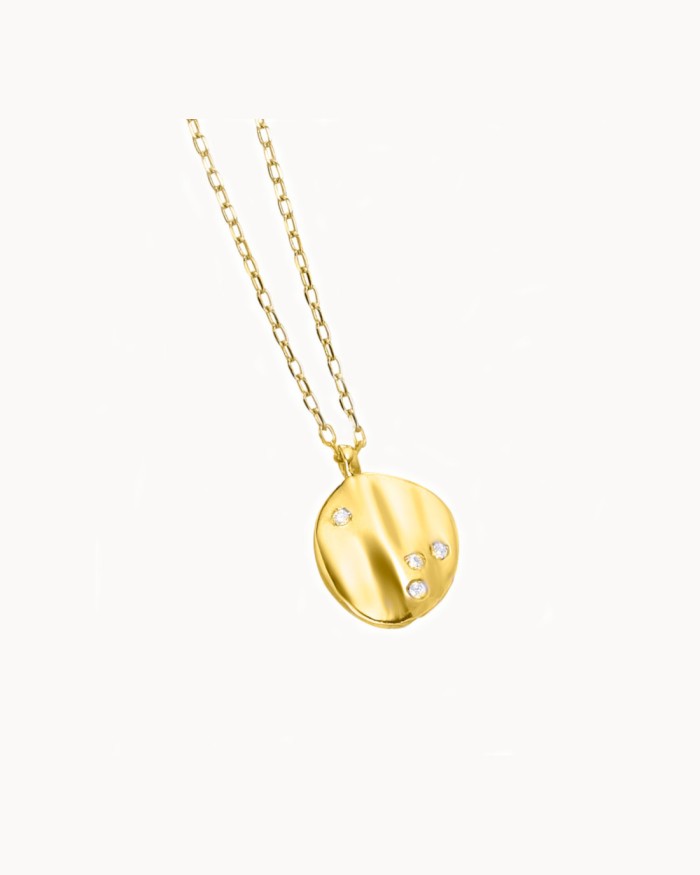 Gehämmertes Kreis- und Diamant-Choker | LECARRE