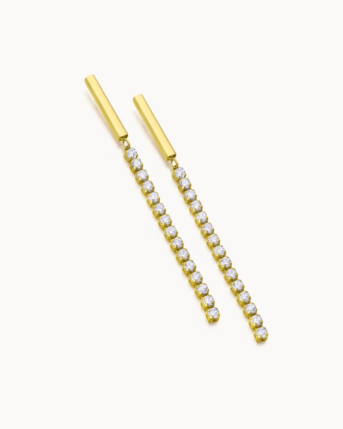 Boucles d'oreilles Drizzle en or et diamants | LECARRE