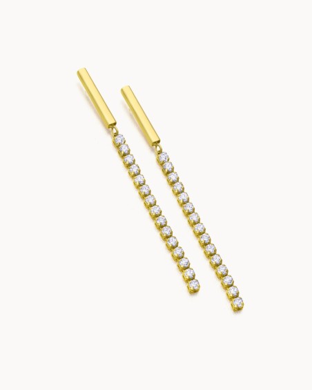Boucles d'oreilles Drizzle en or et diamants | LECARRE