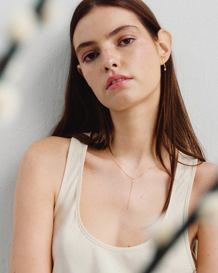 Boucles d'oreilles Eternature en or et topaze | LECARRE