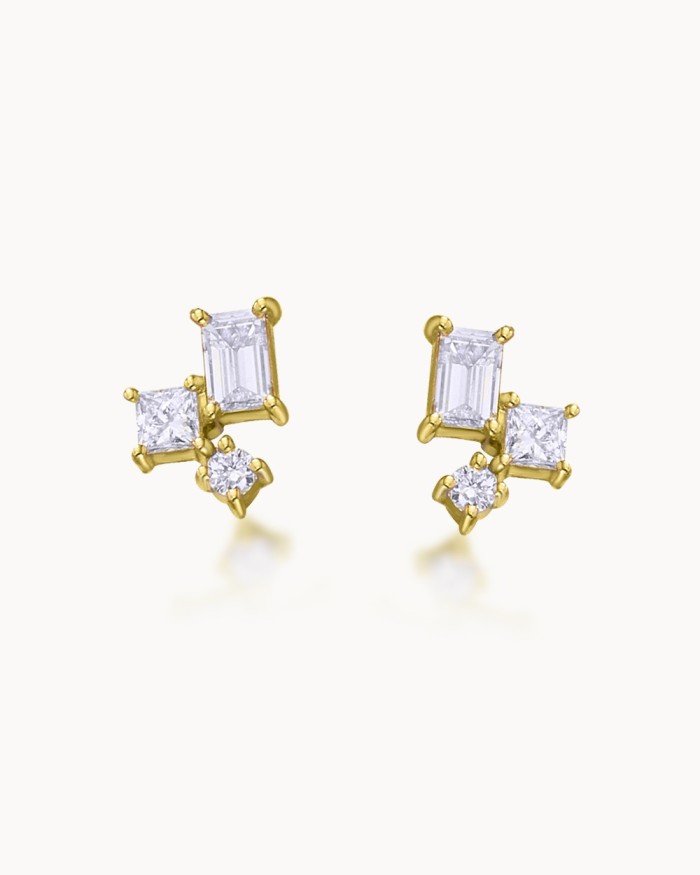 Formörhängen Guld & Diamanter | LECARRÉ