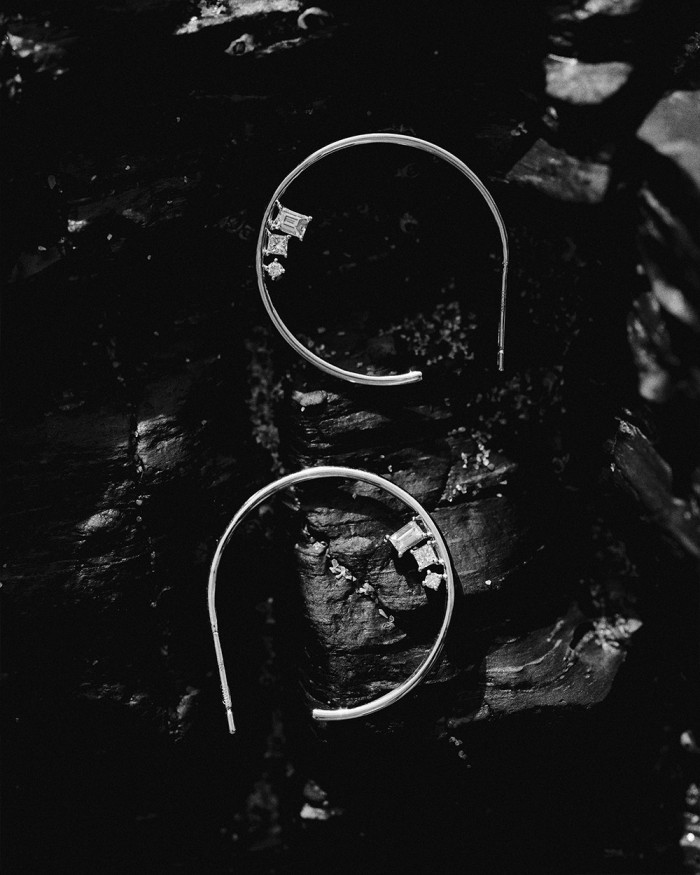 Kolczyki Shapes Gold & Diamonds | LECARRÉ