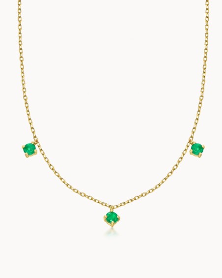 Tillbaka till Eden Guld & Smaragd Halsband | LECARRÉ