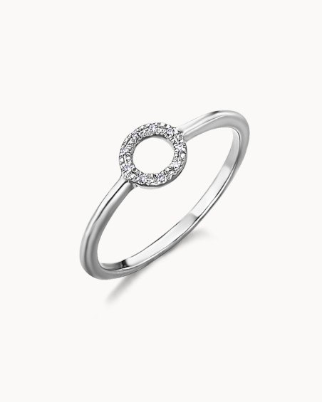 Weißgoldener Diamantring | LECARRE