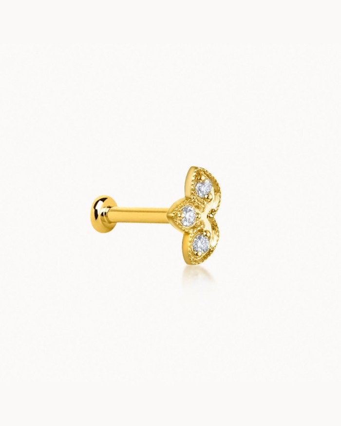 Mini Lotus Piercing Gulddiamanter | LECARRE