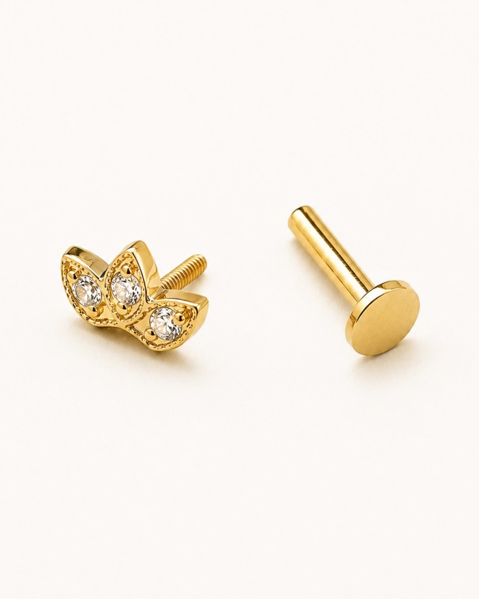 Mini Lotus Piercing Gulddiamanter | LECARRE