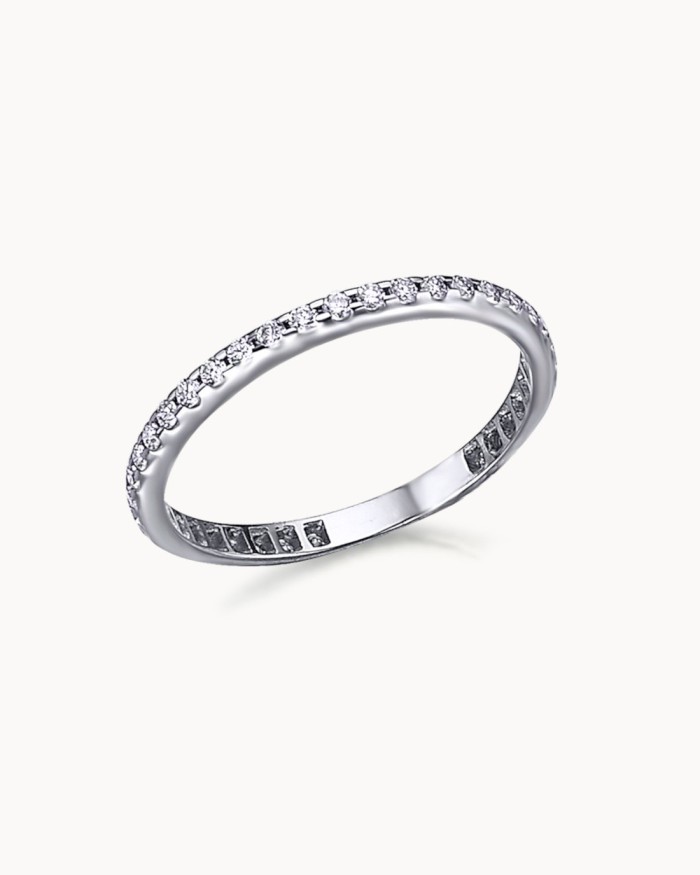 Vielsesring med full diamant | LECARRE