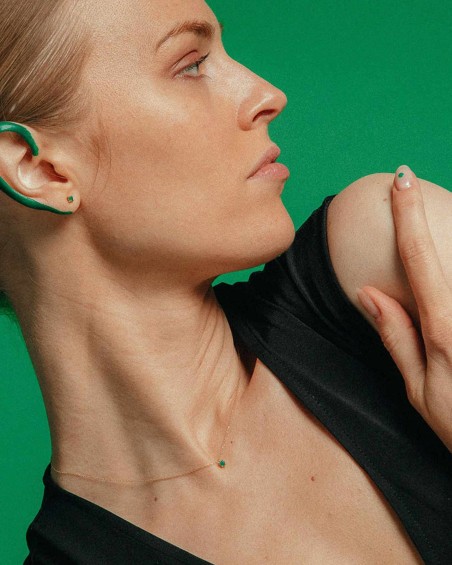 Emerald Gold Colorize Pendant | LECARRE