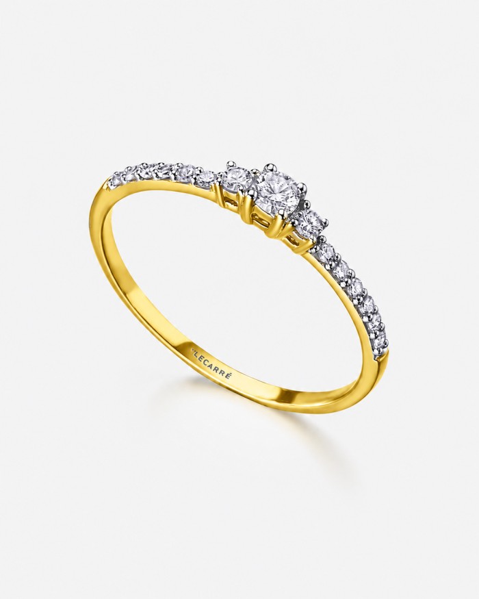 Anillo Funtastic de oro 18K con diamantes | LECARRE