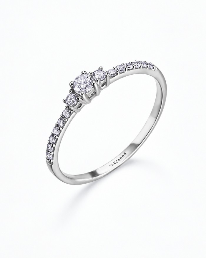 Funtastic Ring aus 18K Weißgold mit Diamanten | LECARRE