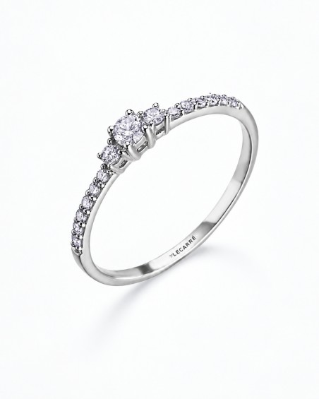 Funtastic ring i 18K vitguld med diamanter | LECARRÉ