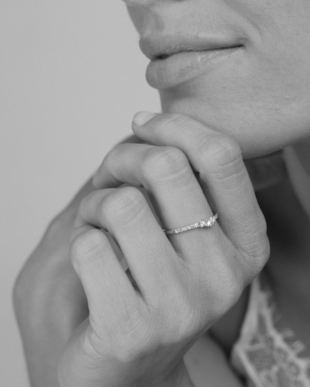 Funtastic Ring aus 18K Weißgold mit Diamanten | LECARRE