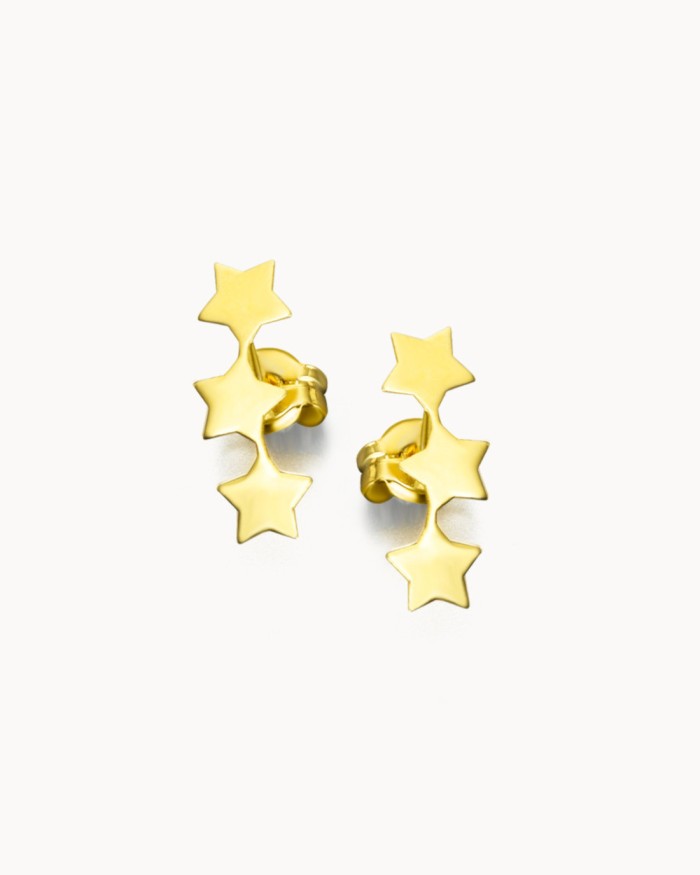 Goldene Sternohrringe | LECARRE