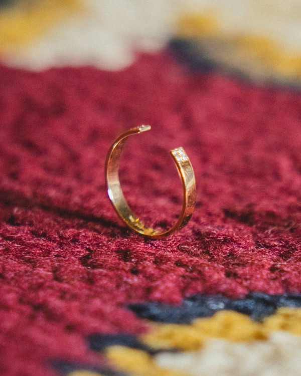 Bague Greed abierto or 18K diamants | LECARRE 2