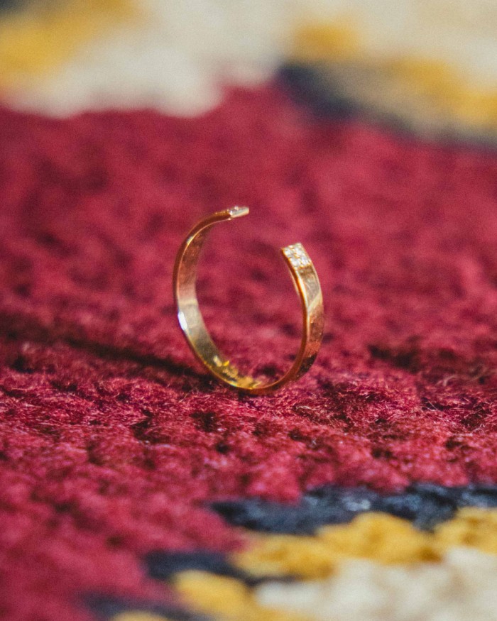 Ring Greed abierto 18K goud diamanten | LECARRÉ