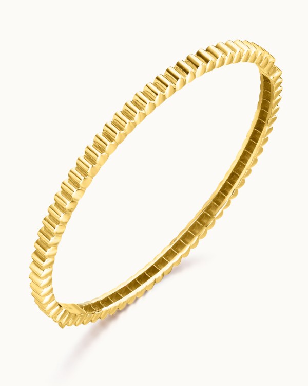 Bracciale Gluttony rígida gallonada oro 18K | LECARRE