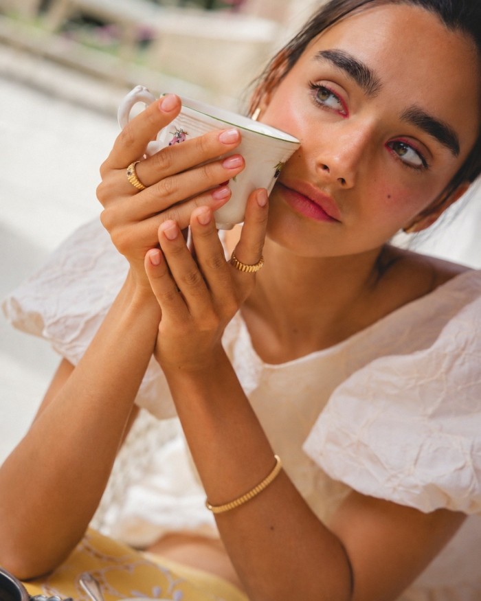 Armband Gluttony rígida gallonada 18K goud | LECARRÉ